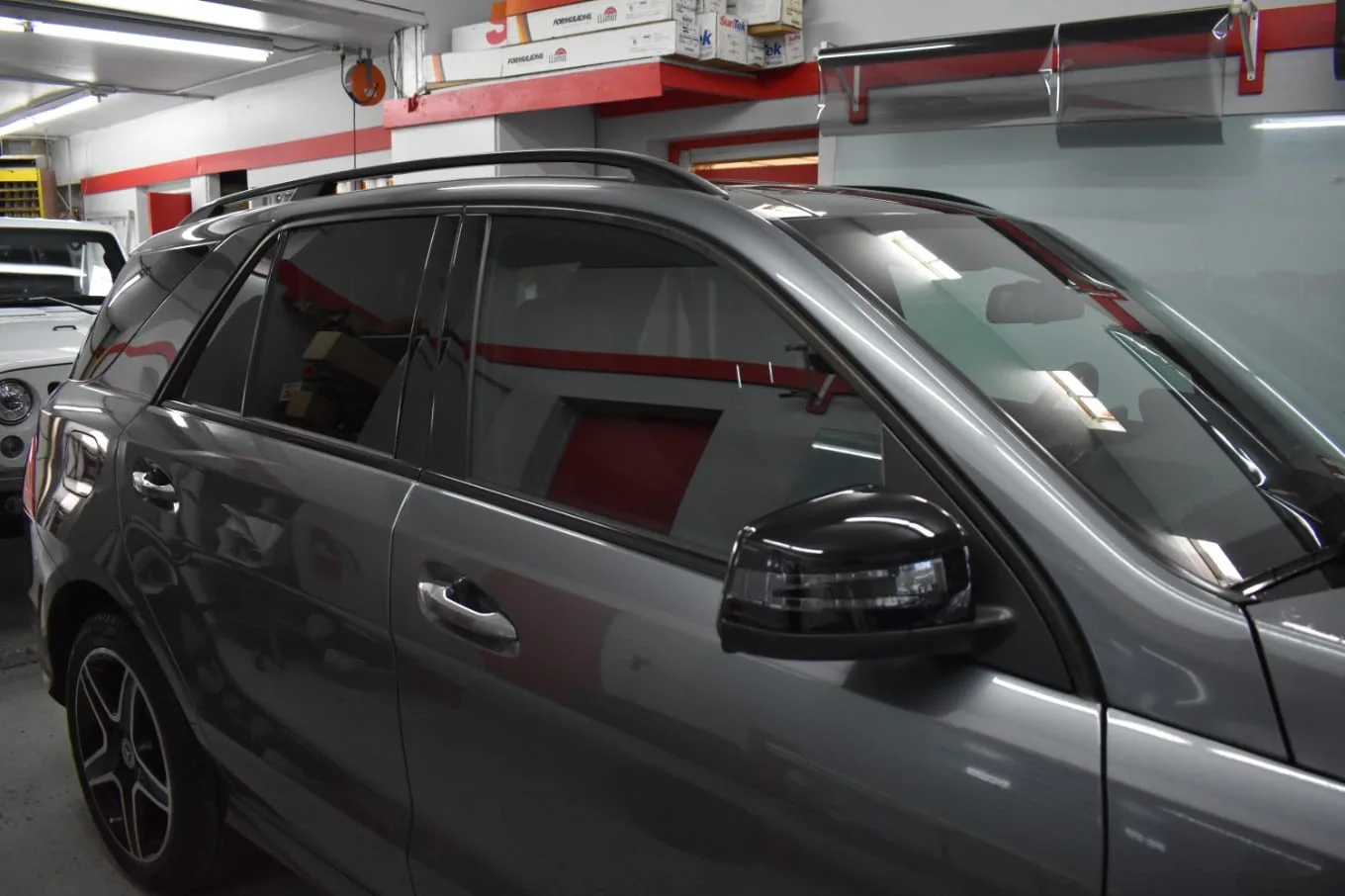 Grey SUV at Inspector's Auto
