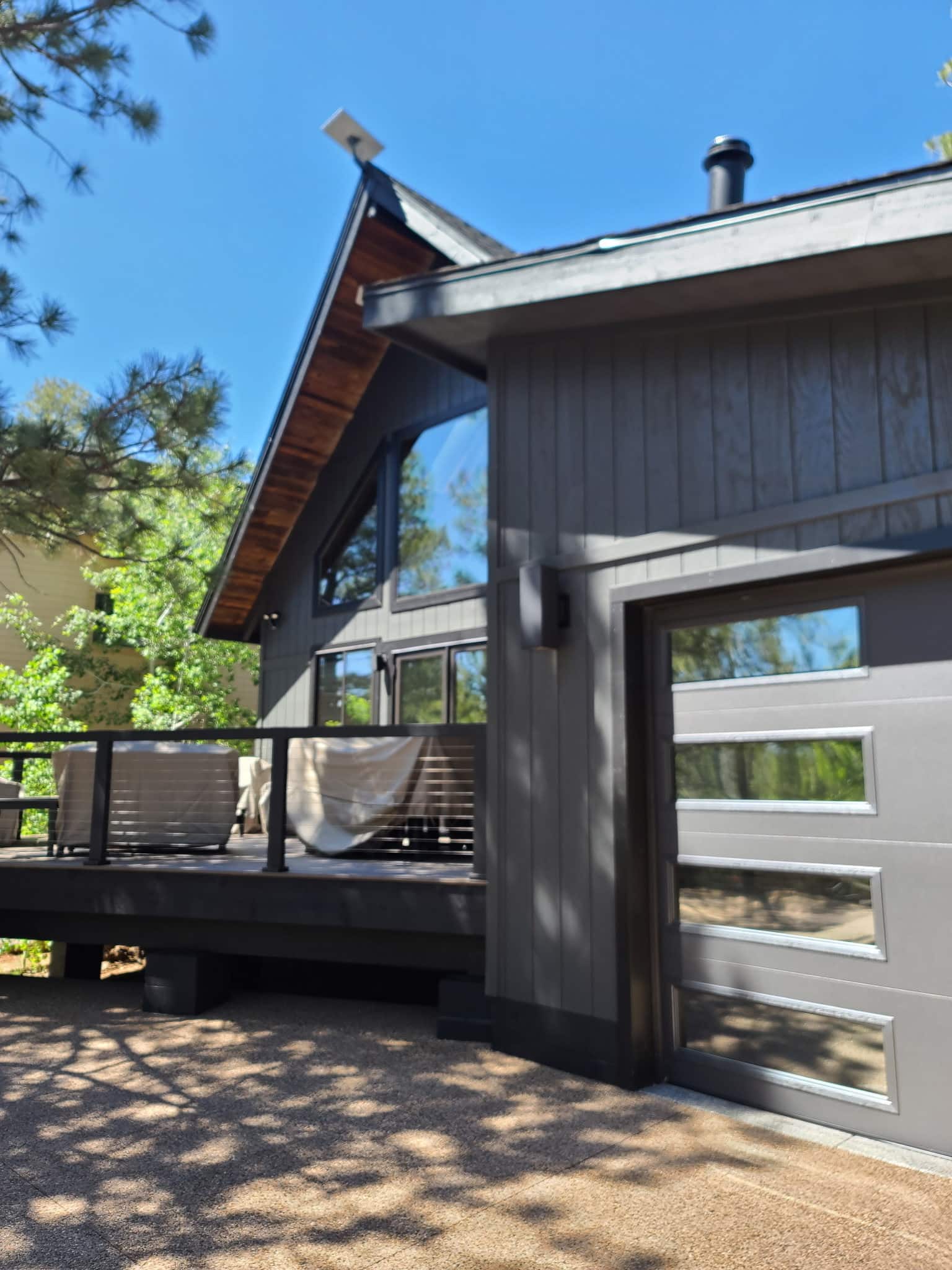 House in Northern Arizona with tinted windows